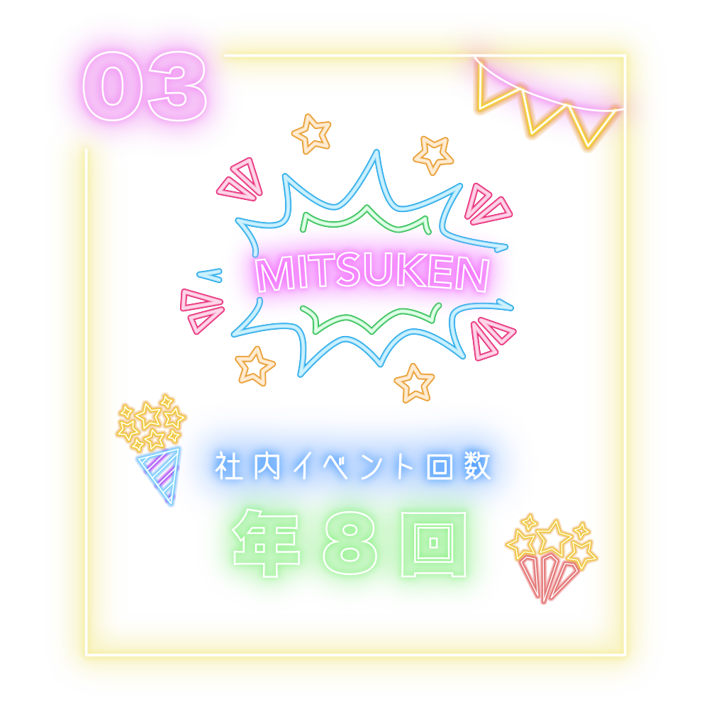 社内イベント数年8回